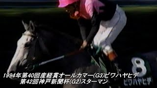 1994年(平成6年)第40回産経賞オールカマー(G3)ビワハヤヒデ 第42回神戸新聞杯(G2)スターマン