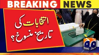 Election date canceled? | Election Commission | Geo News