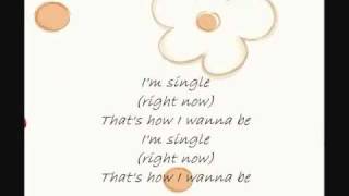 SINGLE by Natasha Bedingfield with lyrics