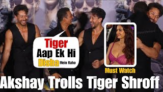 Akshay Kumar Trolls TIGER Shroff On EX GF Disha Patani | Bade Miyan Chote Miyan Official Trailer