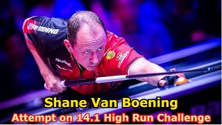 Shane Van Boening Attempt on 14.1 High Run Challenge