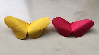How to make a paper butterfly | Easy origami butterflies for beginners making by Meartist.in 1