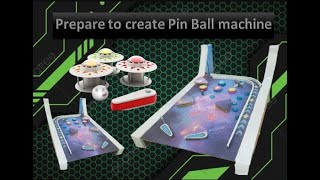 How to Make a cardboard Pinball ||Diy Machine game at Home