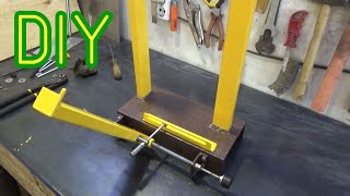 Bicycle wheel truing stand DIY