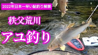 【鮎釣り】秩父荒川柳大橋#5釣果は、まずまずでした😀👍