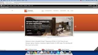 Customizing Main Menu - Seven Responsive Drupal Theme