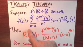 How is Taylor's theorem like the mean value theorem? - Week 6 - Lecture 7 - Sequences and Series