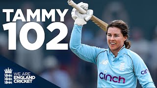 There's No Place Like Home! | Kent Local Tammy Beaumont Hits Sparkling 100! | England Cricket