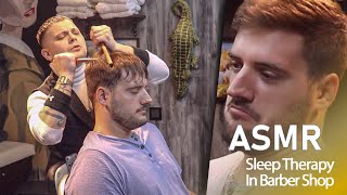 ASMR HEAD MASSAGE | Positive Triggers In Barber Shop