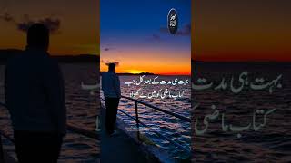 sad Poetry l بہت ہی مدت کے بعد کل جب کتاب ماضی کو میں نے کھولاا