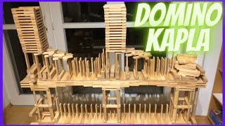 Kapla Domino Challenges: Race Against Time ⏰ *SATISFYING* Kapla Domino bauen Ideen #kapla #domino