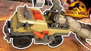 CAPTURE N' CRUSH TRUCK!!! Jurassic World Dominion! - Review and Unboxing