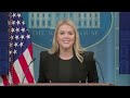 live white house briefing trump to sign ban on transgender athletes from women s sports