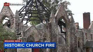 Historic church destroyed in fire in Wilmington, Delaware