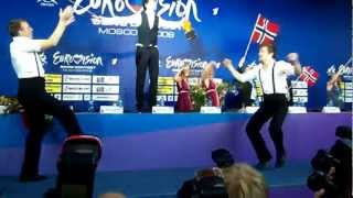 Eurovision 2009 HD - Alexander Rybak (Norway) sings Fairytale at winner press conference