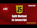 Javascript split method || Split method in javascript || Split method || Split || Javascript Course