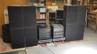 EAW KF650 Speaker Setup Test full Open Volume with Sefa