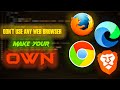 Don't use any Web Browser!!! Make your Own!!! #python #project #pyqt5