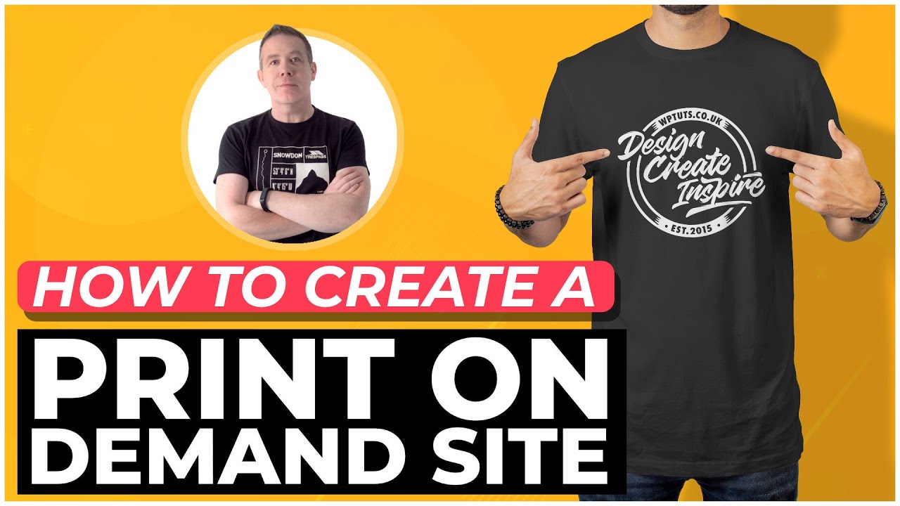 Create A Print On Demand Tshirt Business Website | All FREE Tools - YouTube