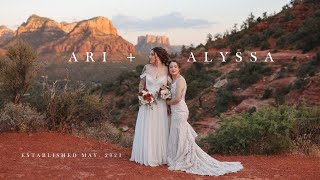 Gorgeous SEDONA LESBIAN Wedding!!