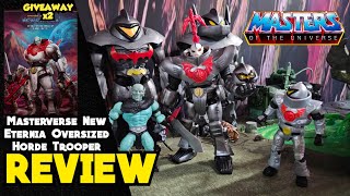 MOTU Masterverse New Eternia Oversized Horde Trooper REVIEW! 100% Origins Compatible!