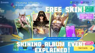 NEW EVENT SHINING ALBUM EXPLAINED! WATCH NOW FOR FREE EPIC SKIN! ||MOBILE LEGENDS BANG BANG||