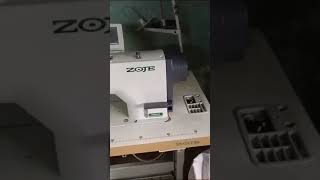 zoje zigzag embroidery automatic stiching machine with touch display direct drive moter