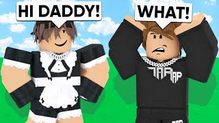 I Trolled TapWater By PRETENDING to Be SUS... (Roblox Bedwars)