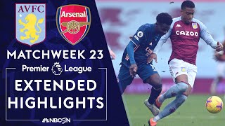 Aston Villa v. Arsenal | PREMIER LEAGUE HIGHLIGHTS | 2/6/2021 | NBC Sports