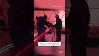 Scientists Build 'Ice Library' In Antarctica #shorts