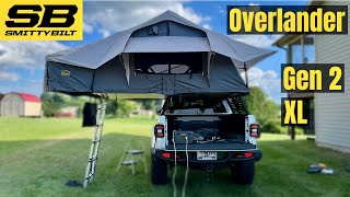 Install \u0026 Initial Setup | Smittybilt Overlander Gen2 XL Roof Top Tent