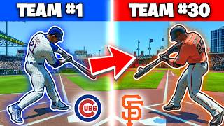I Gave EVERY MLB Team Their Best POWER Hitter Of All Time!