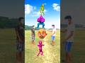 Upin ipin head to dancing frog,, joker,, gorilla & red dame tu cosita - magic vfx