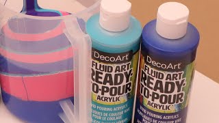 DecoArt Ready To Pour Acrylic Paint || I tried them, so you don't have to