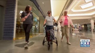 Seniors enjoy climate-controlled mall-walking inside Metairie's Lakeside Shopping Center