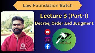 Decree, Order & Judgement @_FinologyLegal @studyiqjudiciary @legalhelps  @Vidhikshiksha