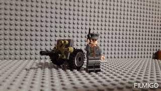 Construction of Pak 36 Lego Bauanleitung Pak  36