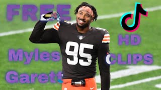 Free 4k Myles Garrett Clips (2021-2022 Season) ⛽️