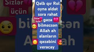 Ah☝️Alanlara😡 aldadanlara Qəlb💔qıranlara#unvanli #kalbim#yaralı#kirik#kalp #fypyoutube #shorts#short