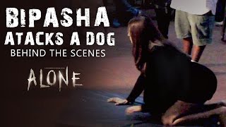 Bipasha Basu Attacks A Dog | Alone - Behind The Scenes