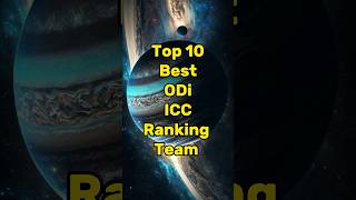 Top 10 Best ODi ICC Ranking Team 2023 #shorts #cricket