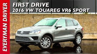 Here's the 2016 Volkswagen Touareg VR6 Sport on Everyman Driver