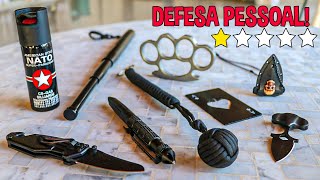 TESTANDO as ARMAS de DEFESA PESSOAL com MENOR PREÇO!