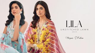 Sable Vogue Lila Unstitched Lawn Collection 2023 | SableV Summer Lawn Collection 2023