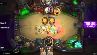 TBG Cup, A Sideboard Hearthstone Tournament - Finals - Rez vs. RhiRhi - Game 2