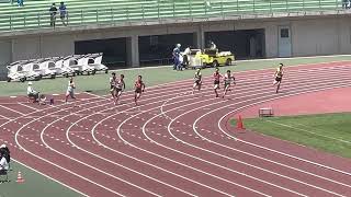 陸上高校総体200m 準決勝2組