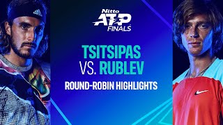 Andrey Rublev vs Stefanos Tsitsipas | Nitto ATP Finals