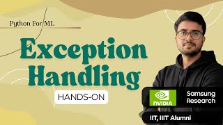 1.11.2 Custom Exceptions | Exception Handling in Python | Hindi