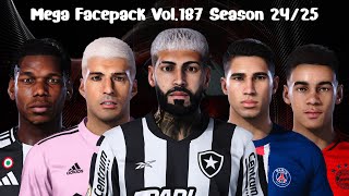 Mega Facepack Vol.187 Season 24/25 - PES 2021 \u0026 Football Life 2025