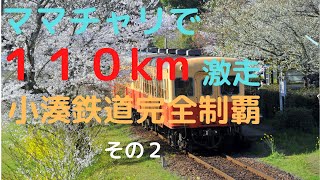 東大卒リストラ寸前の塾講師がママチャリで１１０kmを激走その２。小湊鉄道の駅を完全制覇！！小湊鉄道沿線は桜と菜の花に彩られて全力の春でした。